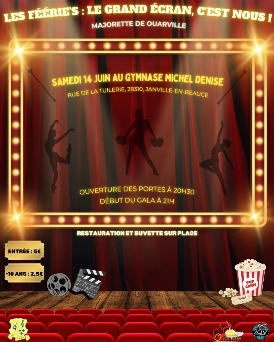 JANVILLE - Spectacle des majorettes de Ouarville