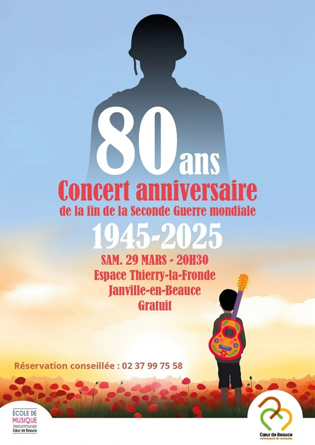 JANVILLE - Concert théâtralisé : Les 80 ans de la fin de la Seconde Guerre mondiale