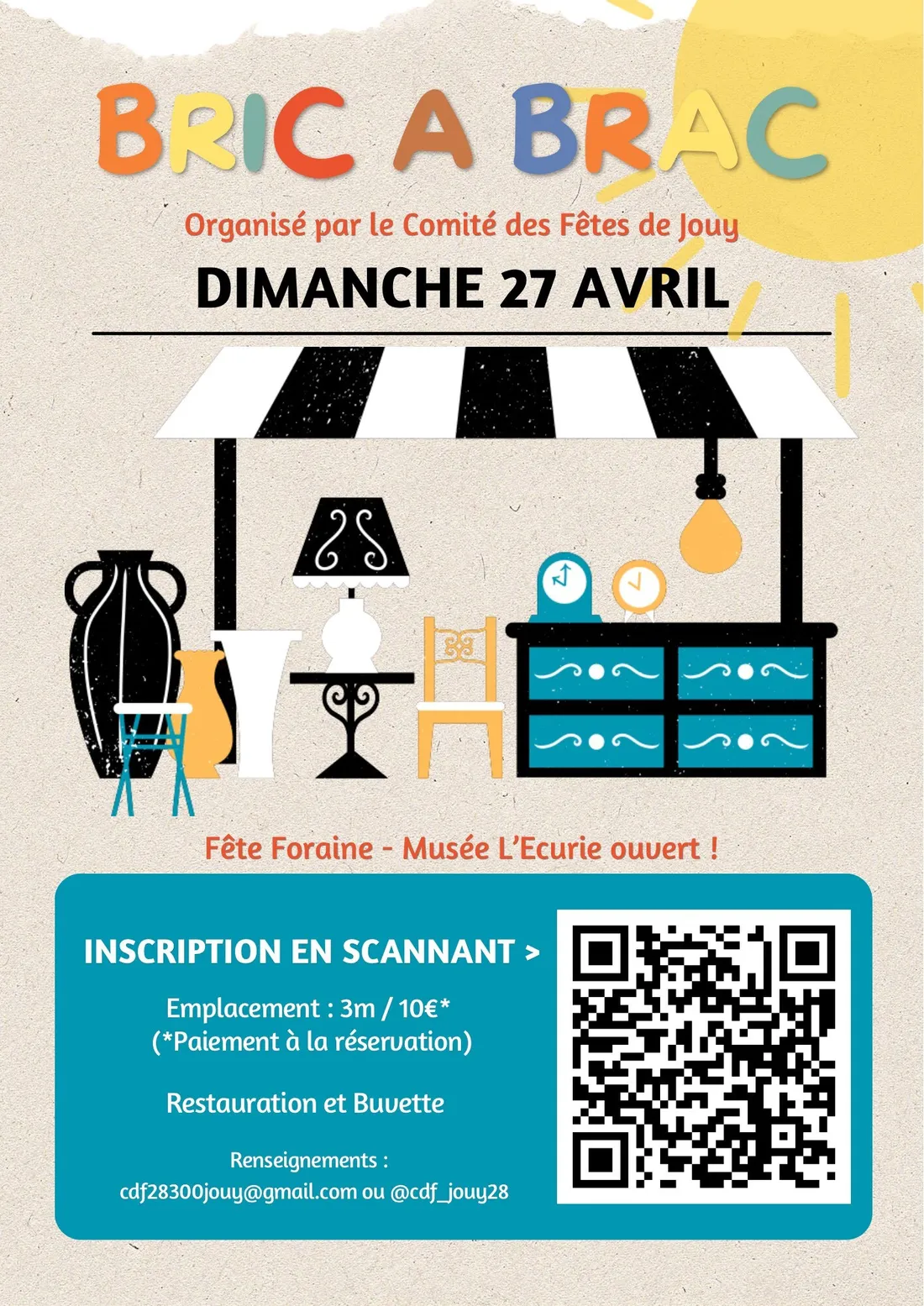 JOUY - Bric-à-brac du comité des fêtes
