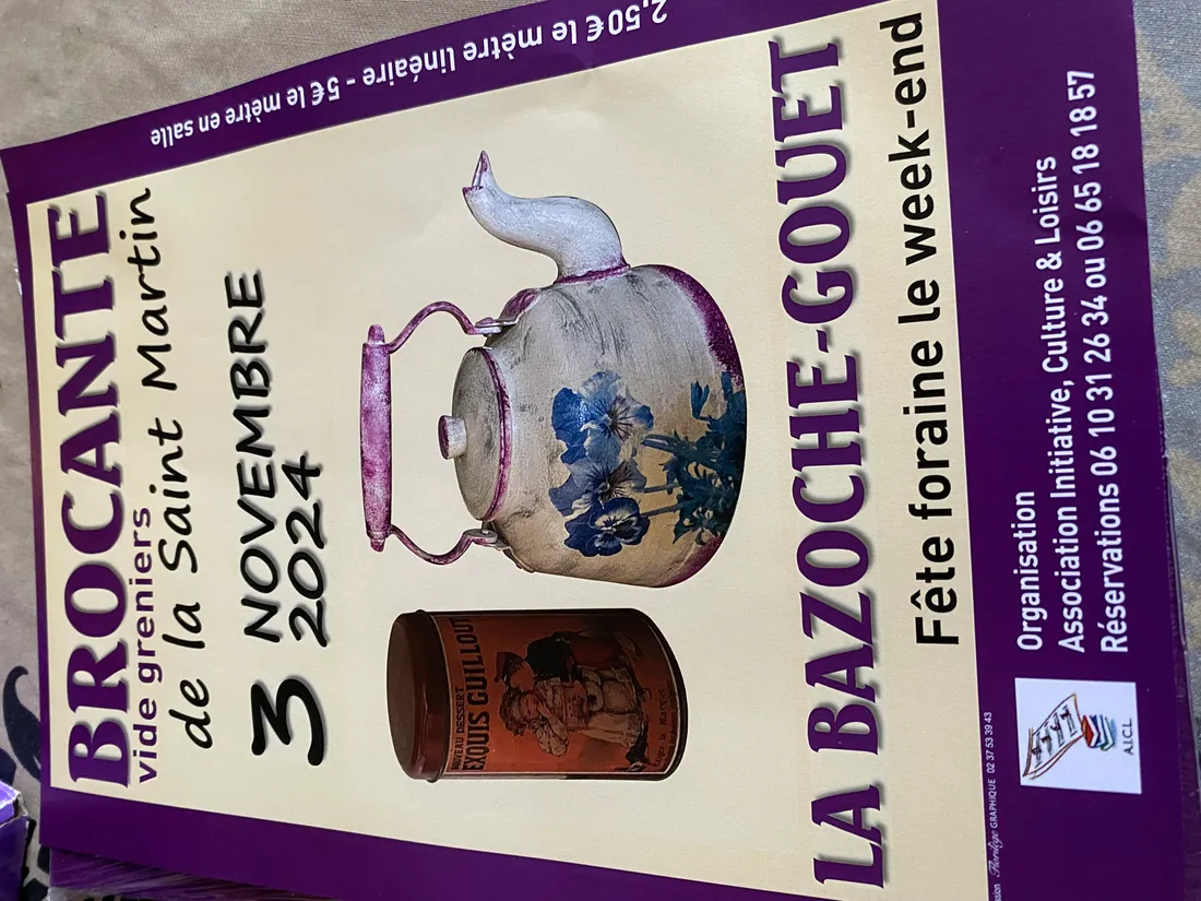 LA BAZOCHE-GOUËT - Brocante de la Saint Martin