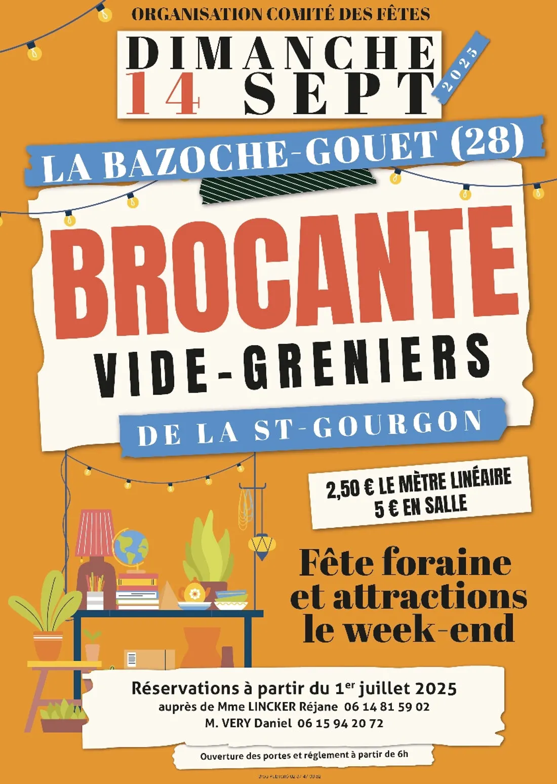 LA BAZOCHE-GOUËT - Vide-greniers de la Saint-Gourgon