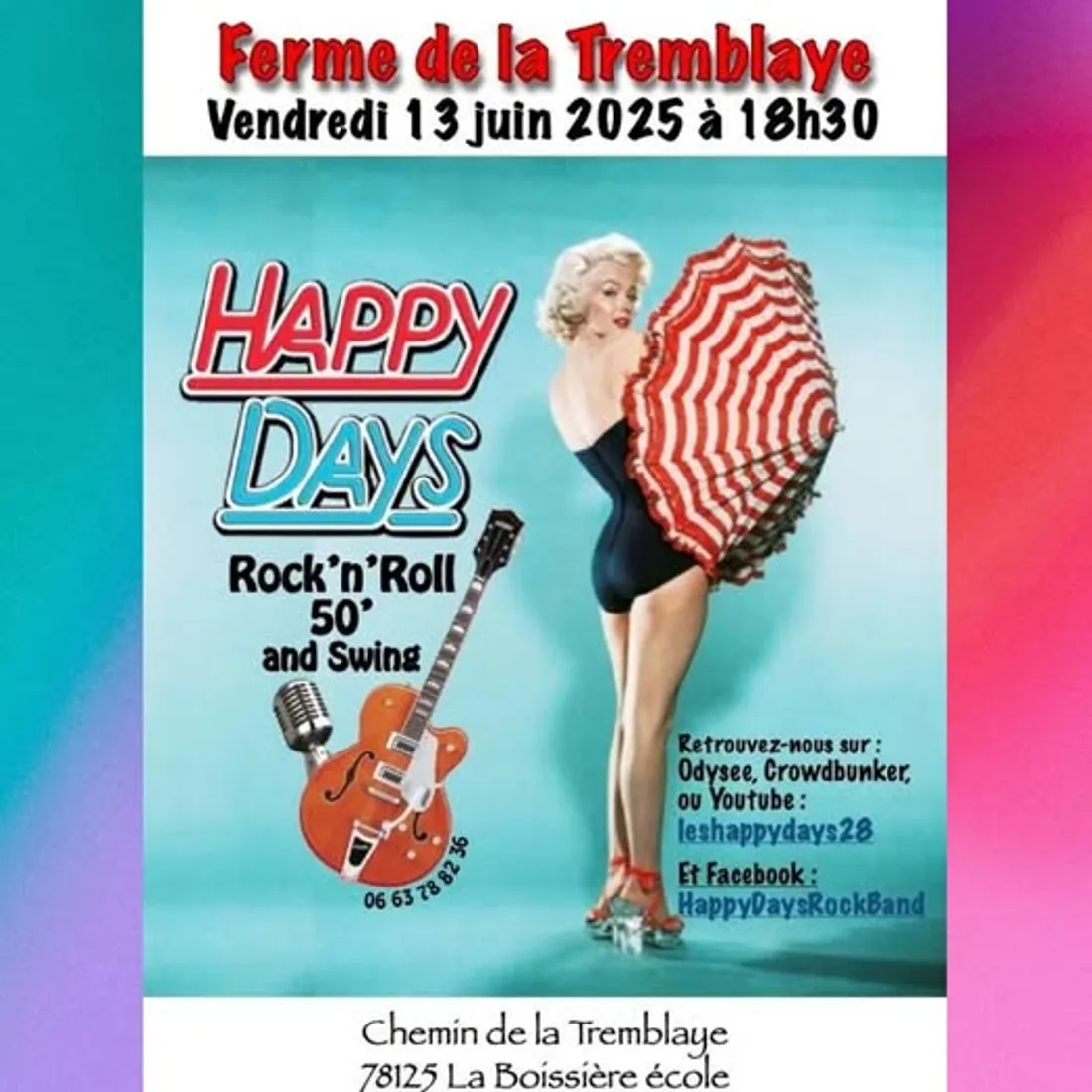 LA BOISSIÈRE-ÉCOLE (78) - La guinguette de la ferme : Happy Day’s