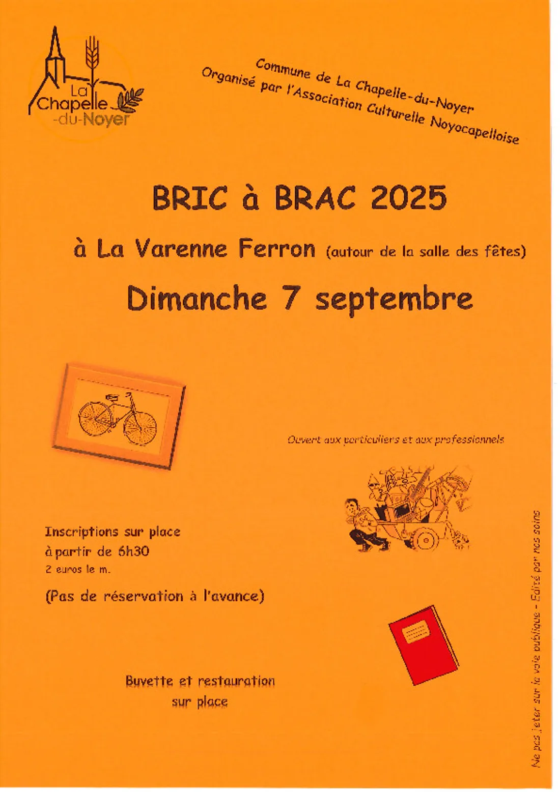 LA CHAPELLE-DU-NOYER - Bric-à-brac de l'Association Culturelle Noyocapelloise