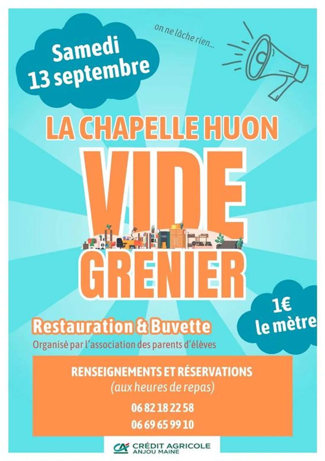 LA CHAPELLE-HUON (72) - Vide-greniers de l'APE