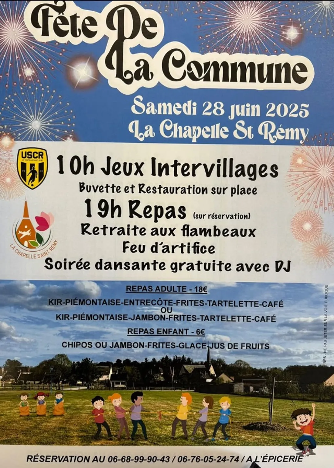 LA CHAPELLE-SAINT-RÉMY (72) - Fête de la commune