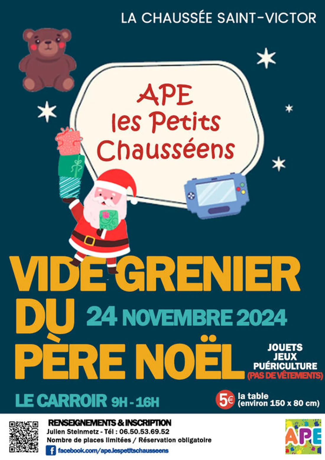 LA CHAUSSÉE-SAINT-VICTOR (41) - Vide-greniers du Père Noël