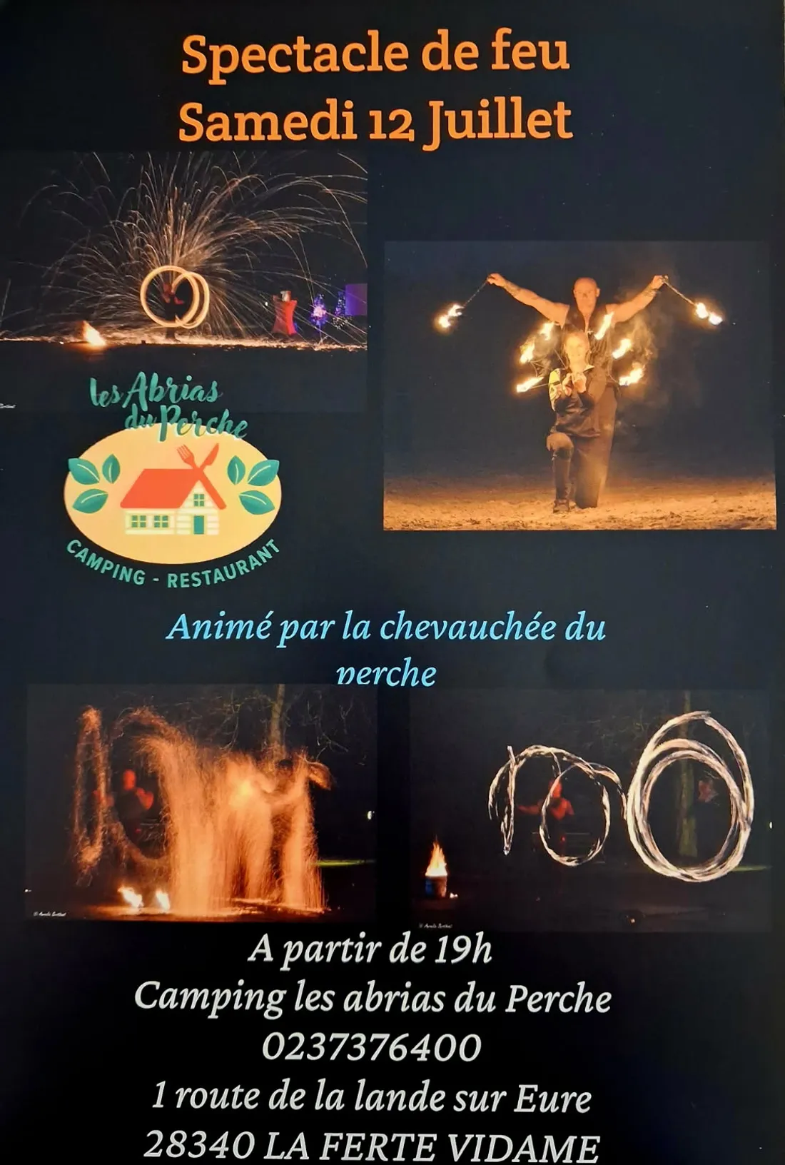 LA FERTÉ-VIDAME - Spectacle de feu
