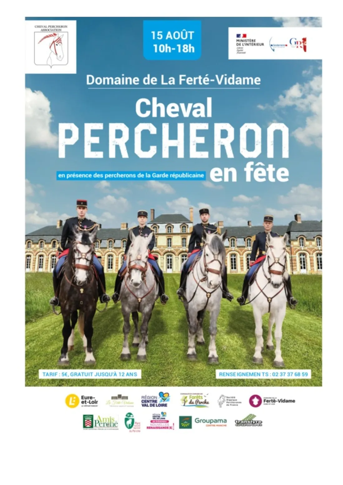 LA FERTÉ-VIDAME - Cheval percheron en fête