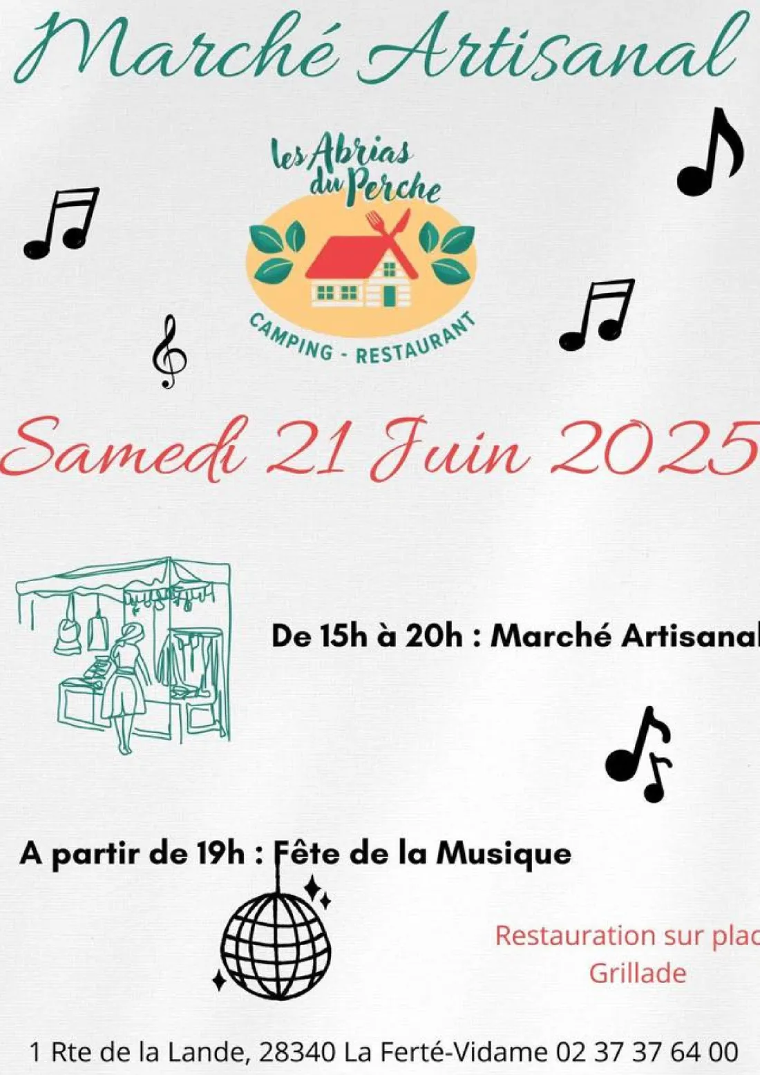 LA FERTÉ-VIDAME - Marché artisanal et fête de la musique