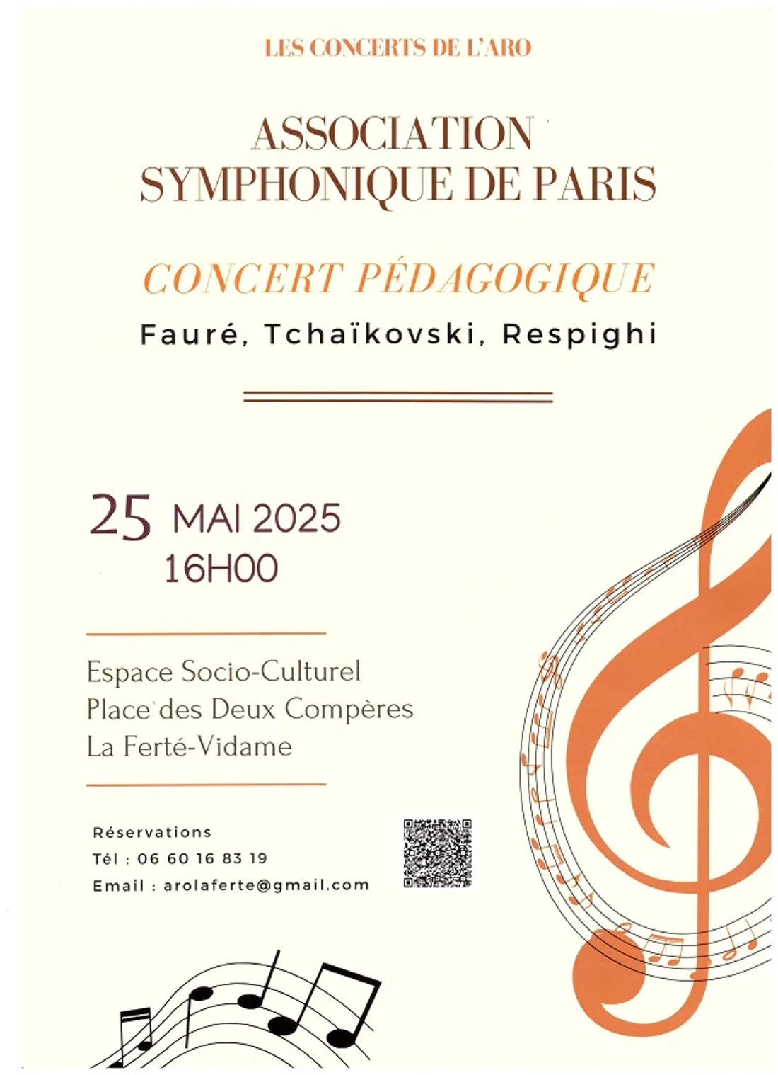 LA FERTÉ-VIDAME - Concert de l'Association Symphonique de Paris