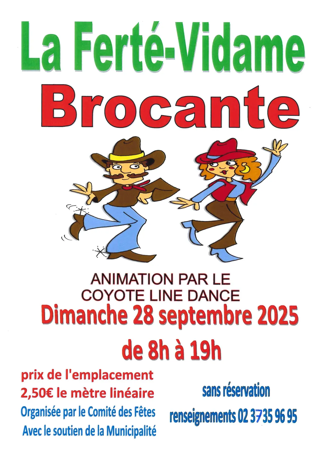 LA FERTÉ-VIDAME - Brocante du comité des fêtes
