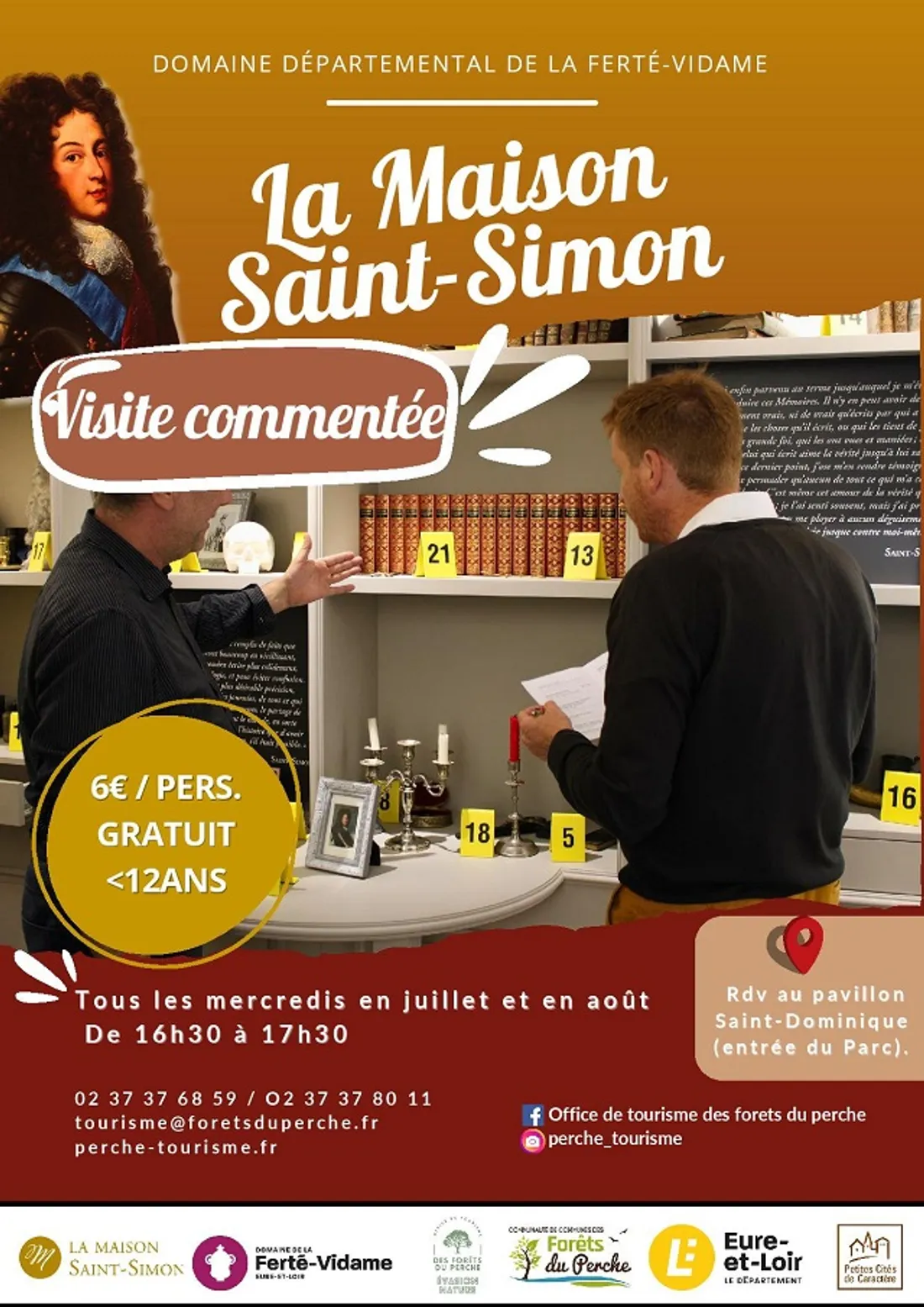 LA FERTÉ-VIDAME - Visite commentée de la Maison Saint-Simon