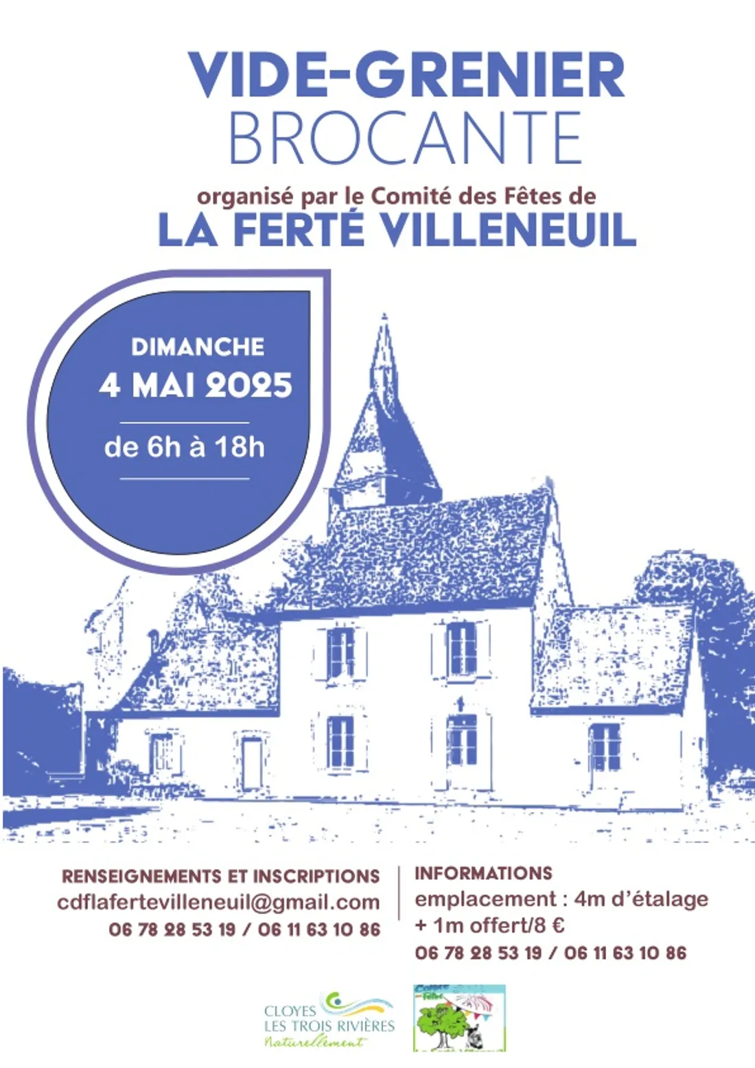 LA FERTÉ-VILLENEUIL - Vide-greniers du comité des fêtes