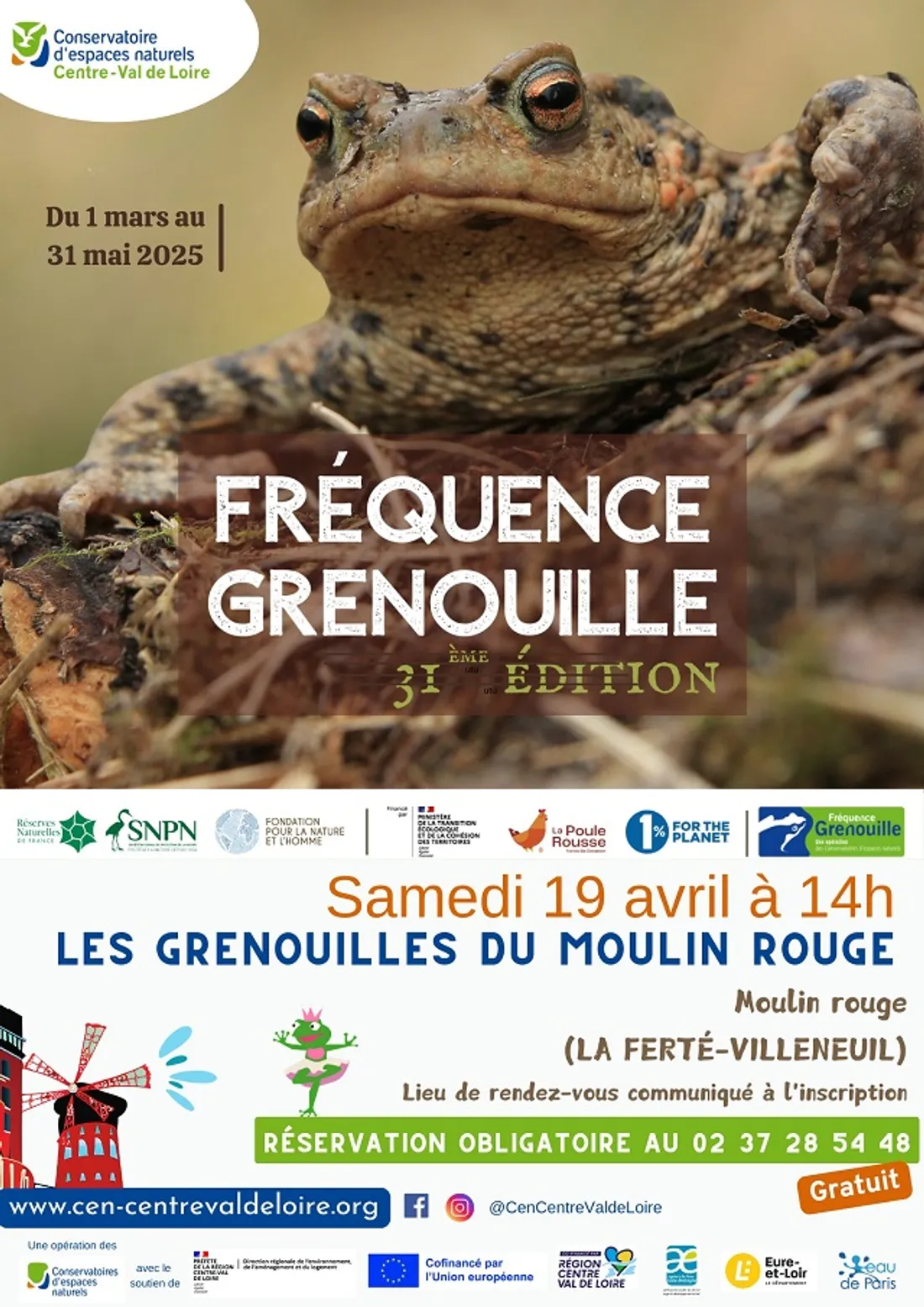 LA FERTÉ-VILLENEUIL - Rencontrez les amphibiens du Moulin rouge !