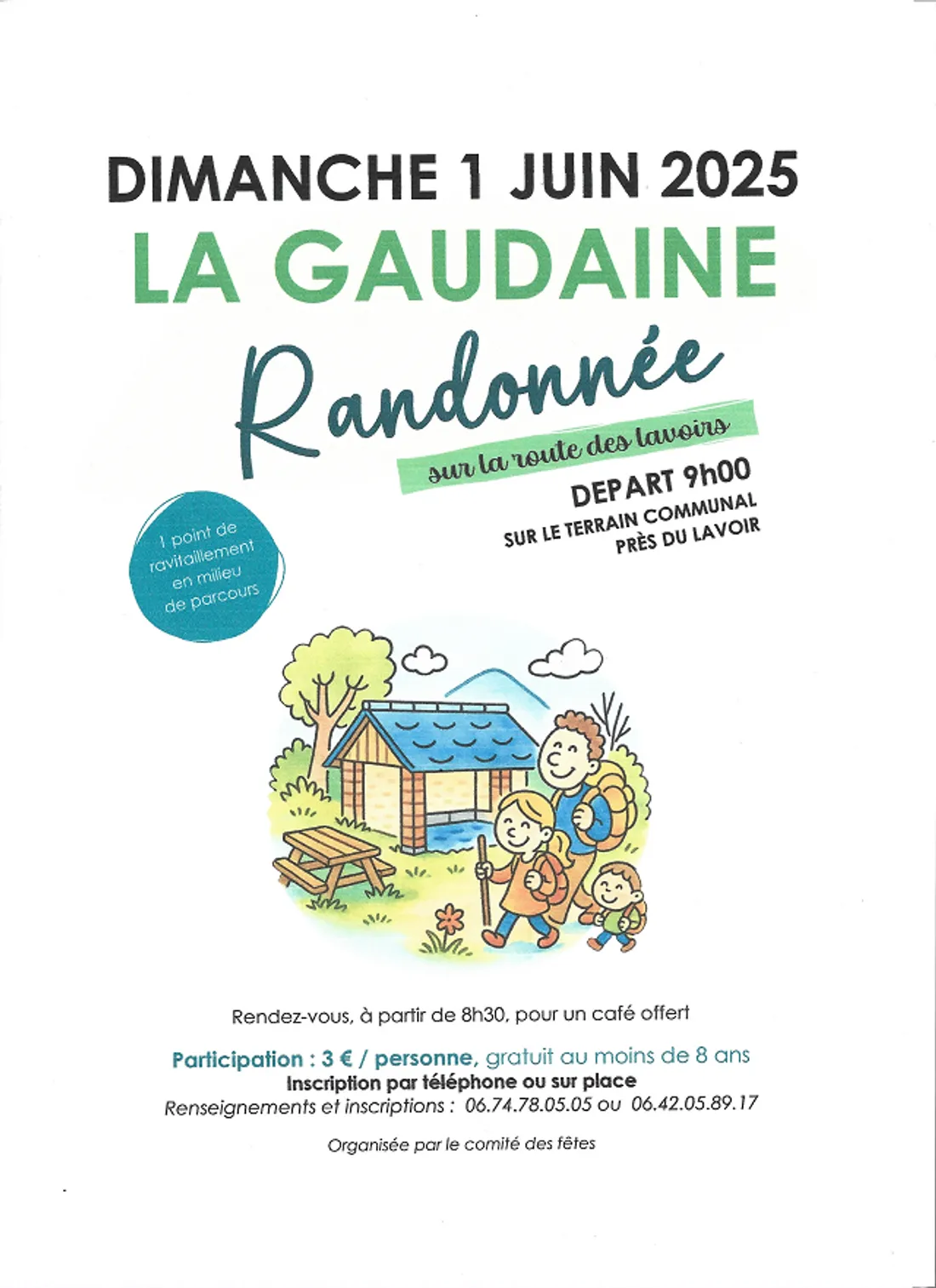 LA GAUDAINE - Randonnée pédestre du comité des fêtes