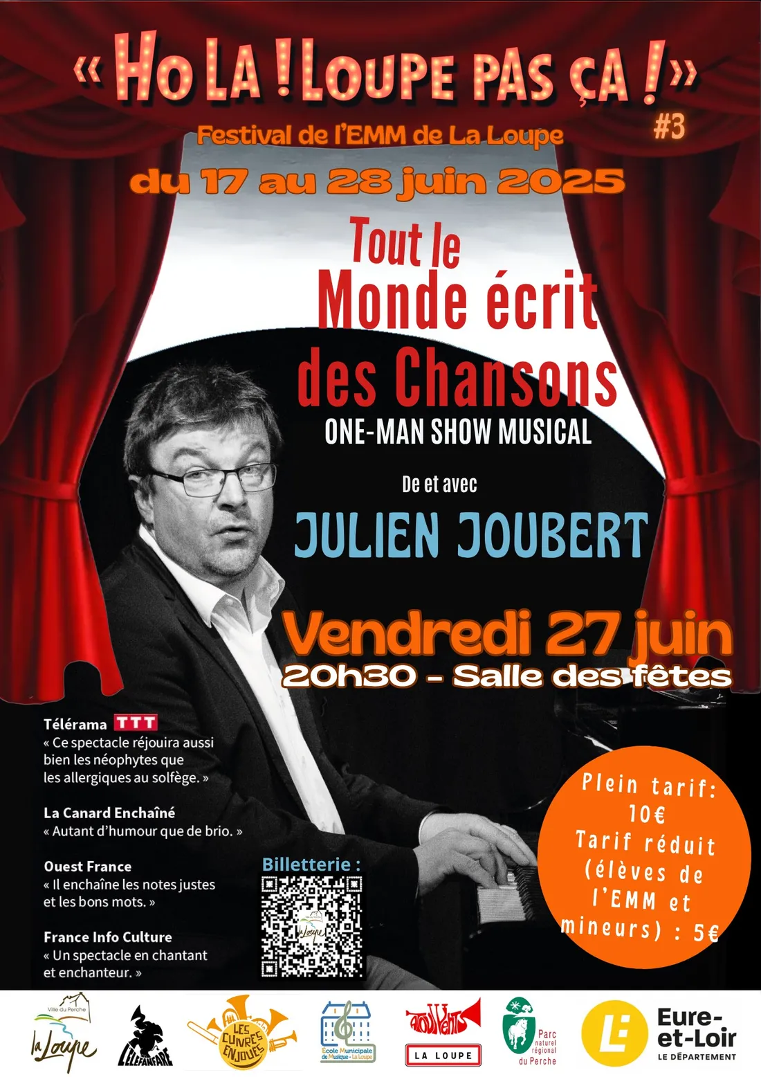 LA LOUPE – One Man Show Musical : Julien Joubert