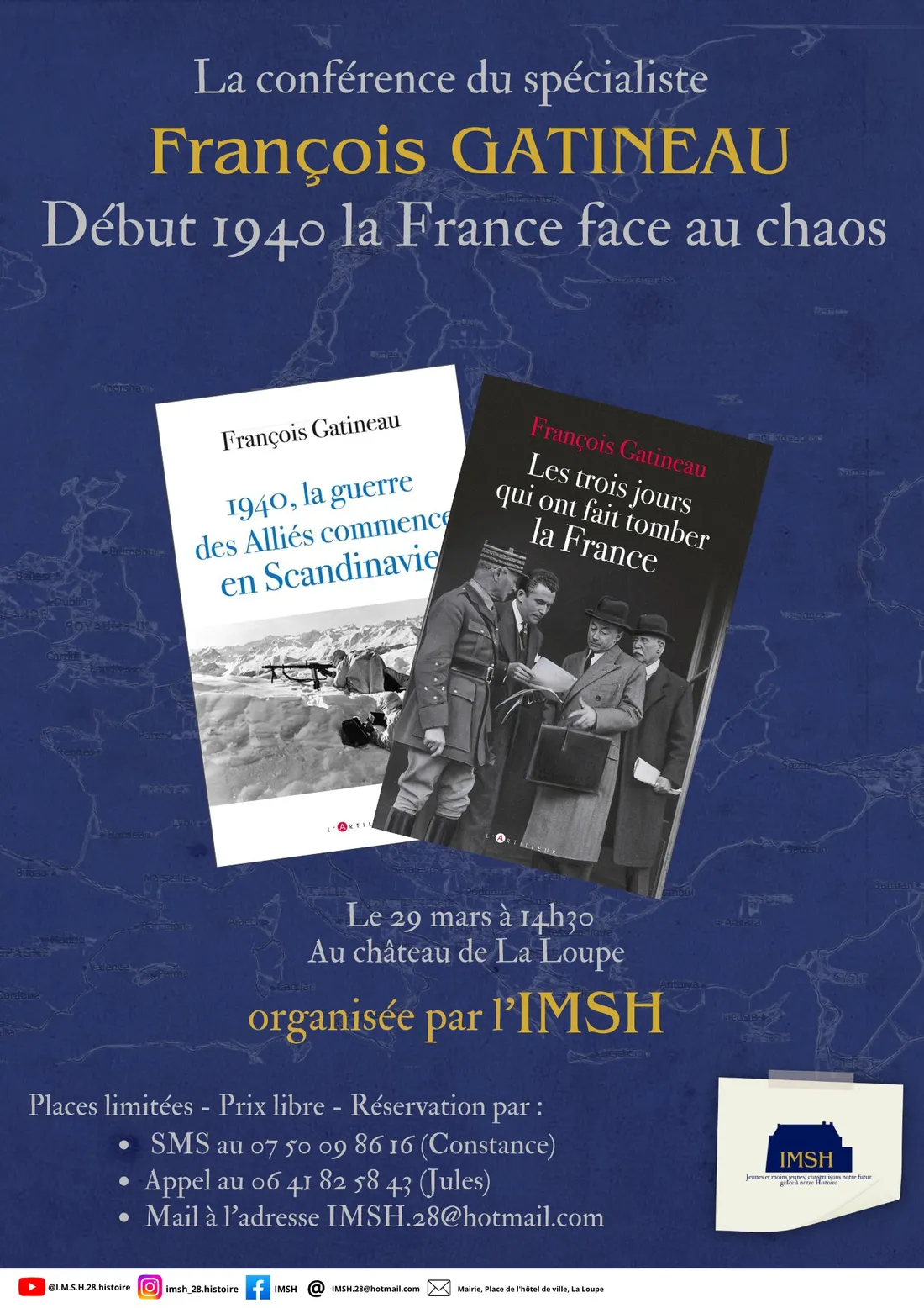 LA LOUPE – Conférence : Début 1940, la France face au chaos