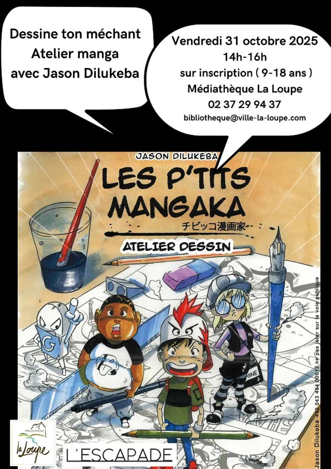 LA LOUPE - Atelier : Les P'tits Mangaka