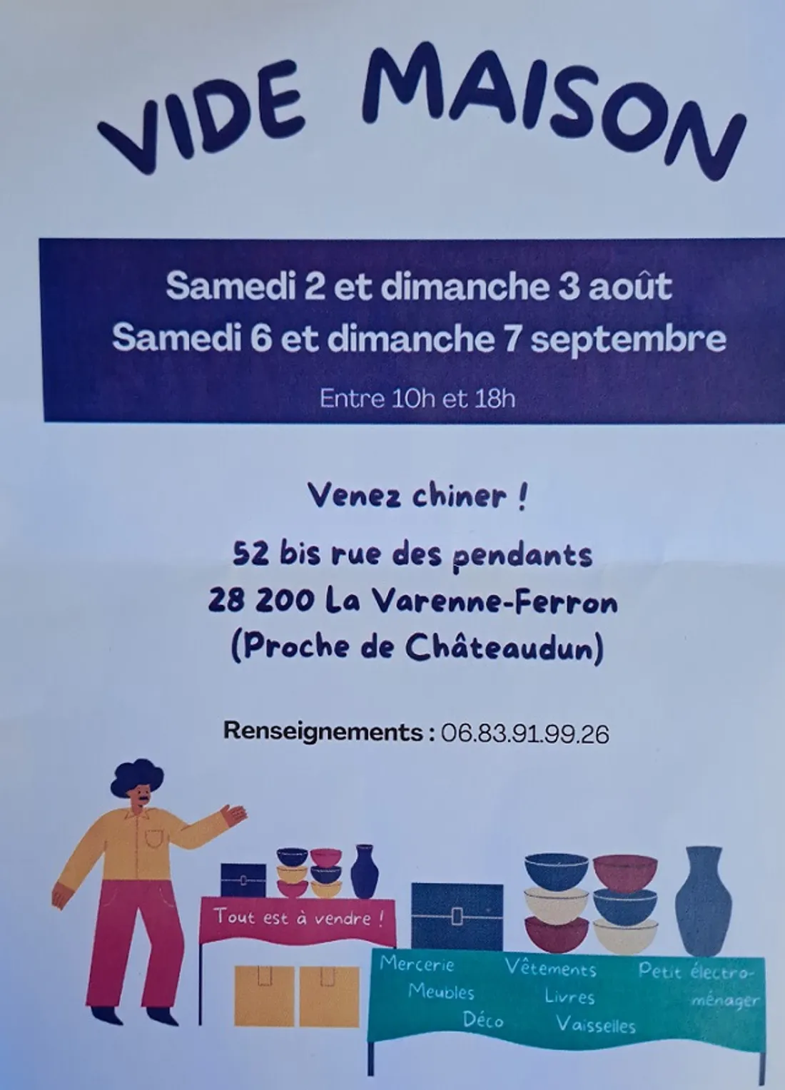 LA CHAPELLE-DU-NOYER - Vide maison