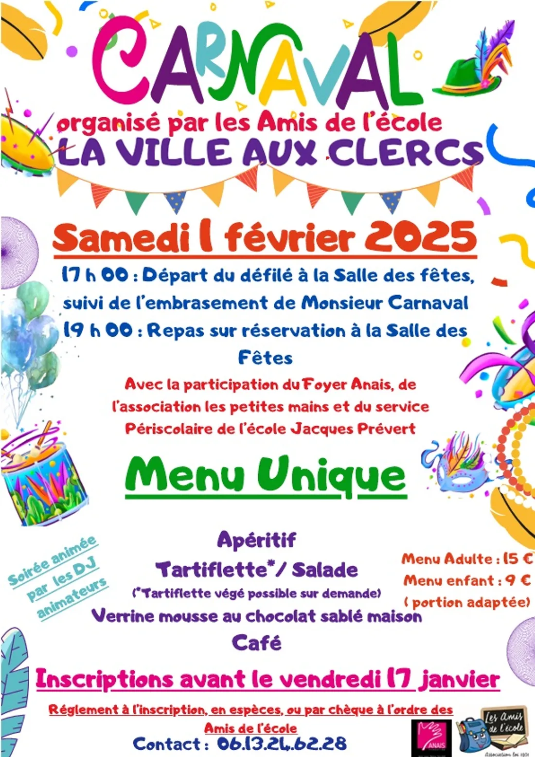 LA VILLE-AUX-CLERCS (41) - Carnaval des Amis de l'école