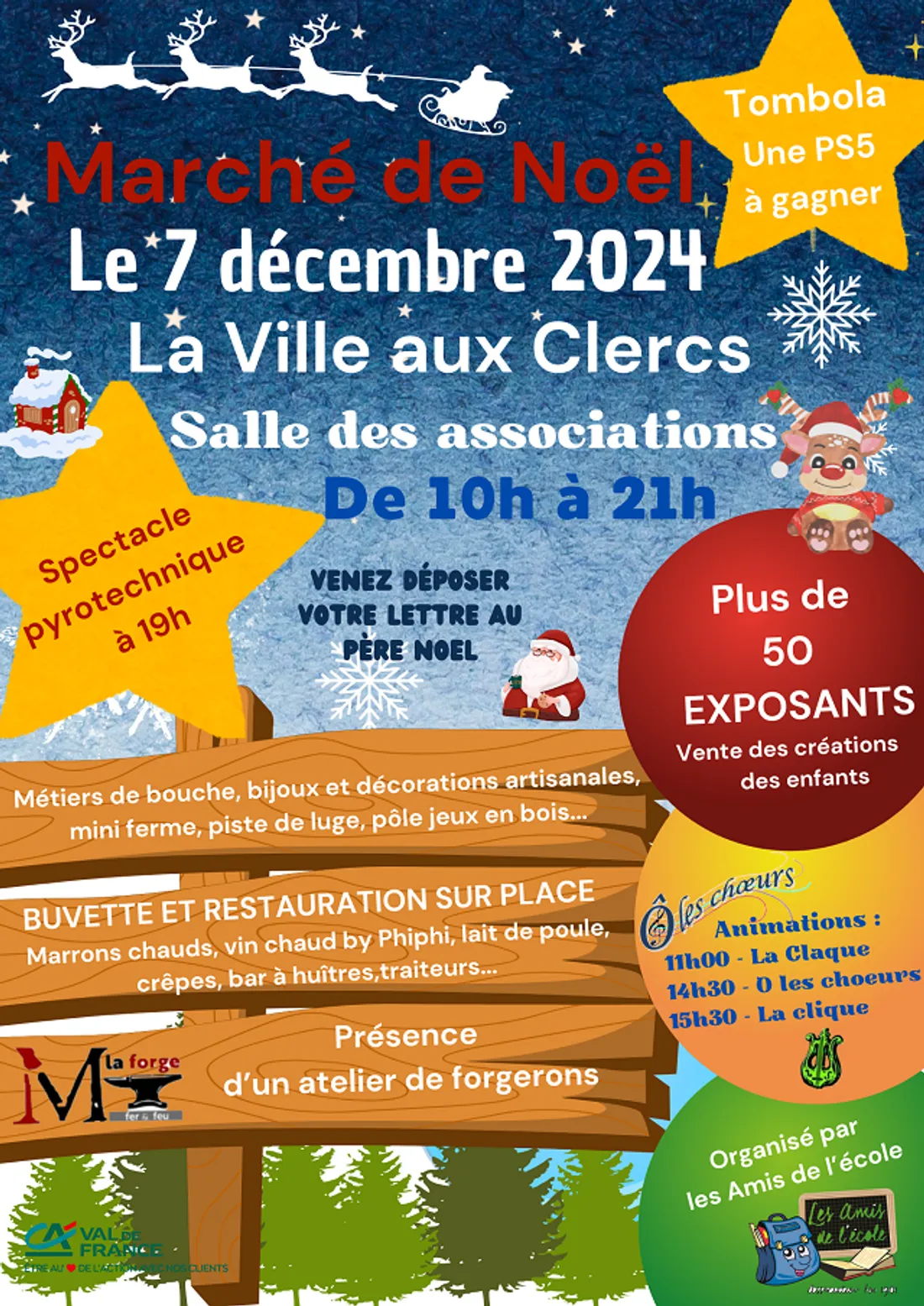 LA VILLE-AUX-CLERCS (41) - Marché de Noël 