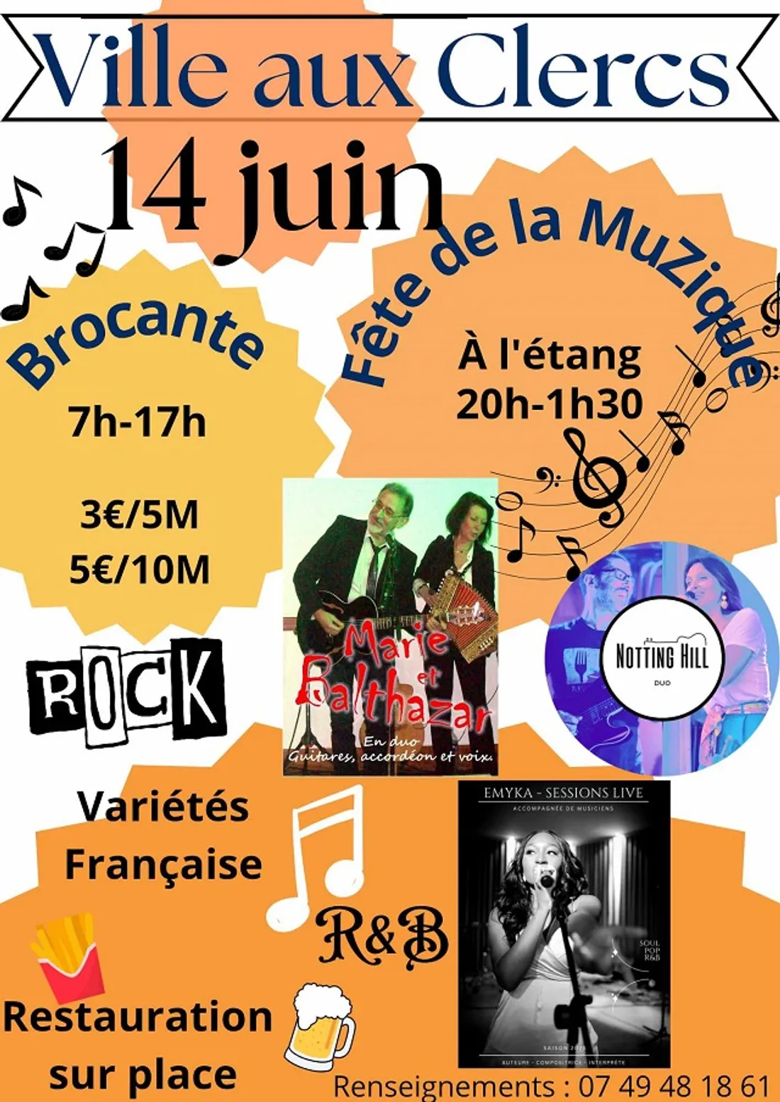 LA VILLE-AUX-CLERCS (41) - Brocante et Fête de la MuZique