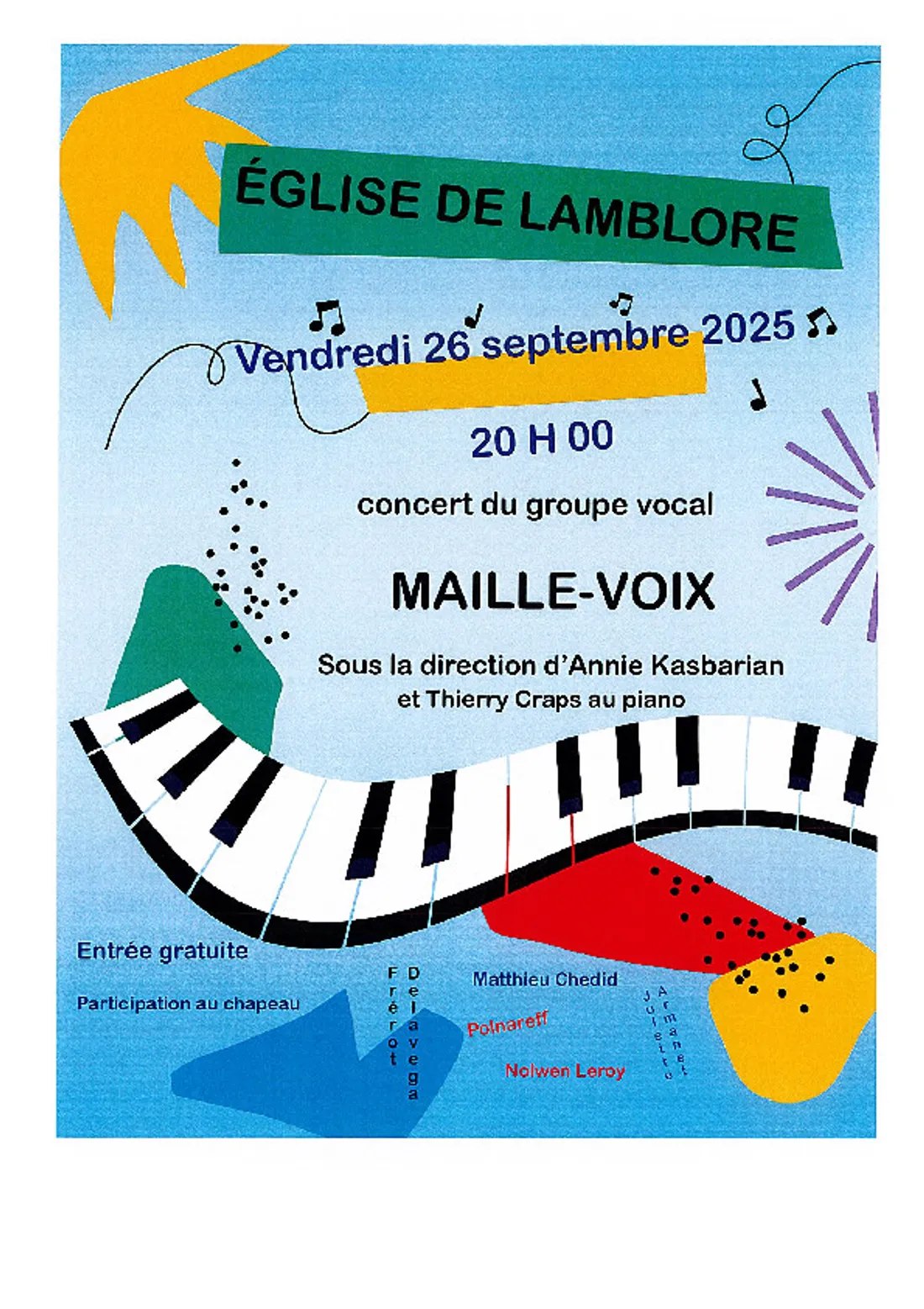 LAMBLORE - Concert du groupe vocal Maille-Voix