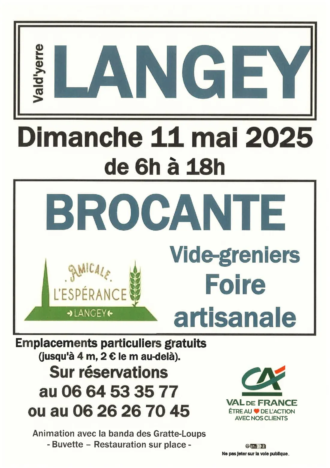 LANGEY - Brocante, vide-greniers et foire artisanale