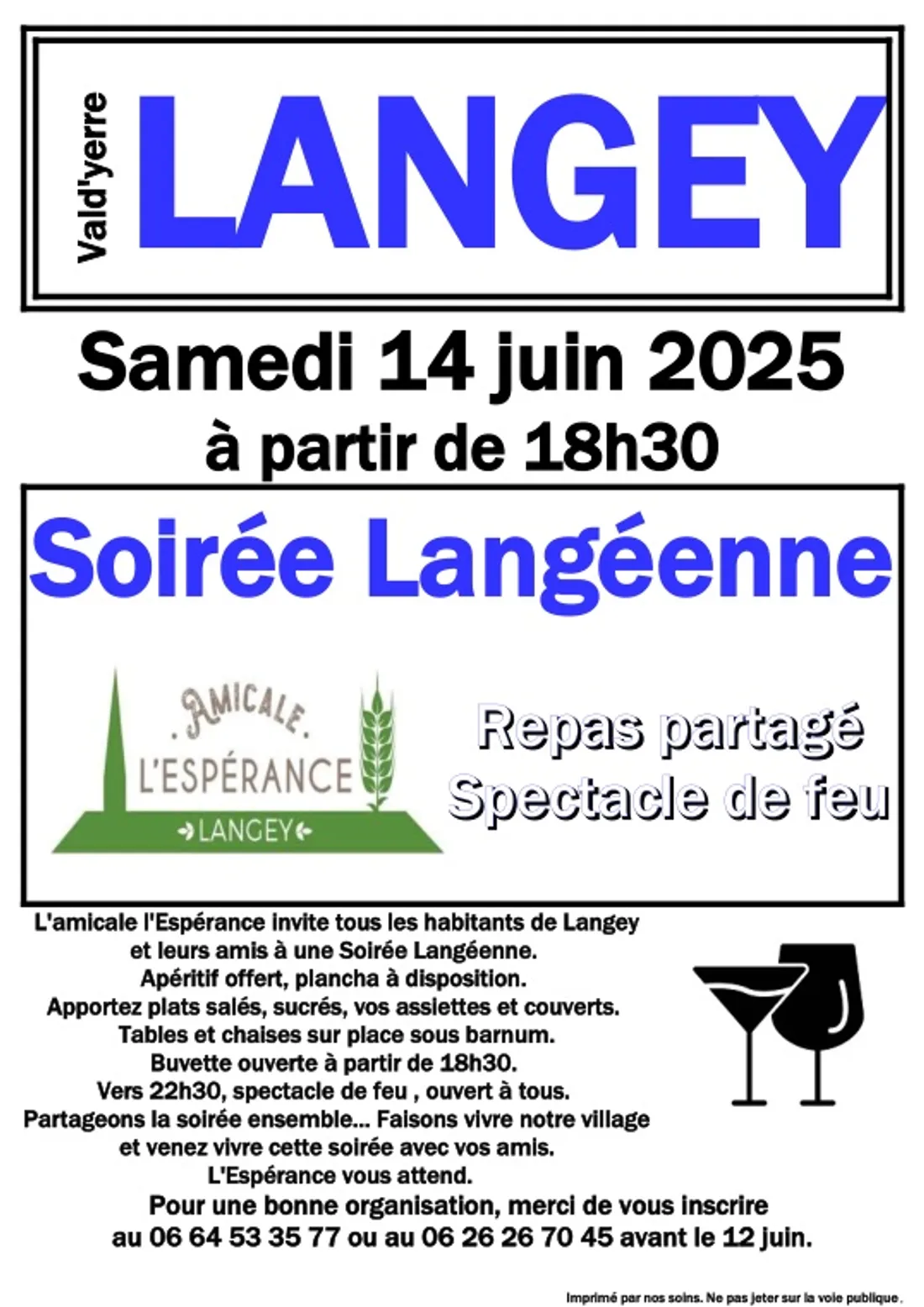 LANGEY - Soirée Langéenne