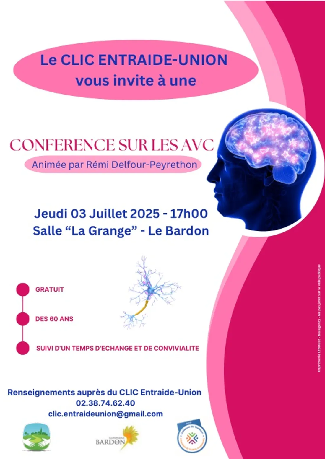 LE BARDON (45) - Conférence sur les AVC