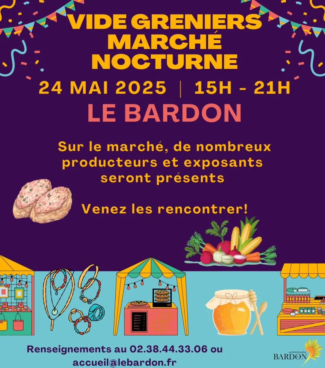 LE BARDON (45) - Vide-greniers, marché nocturne