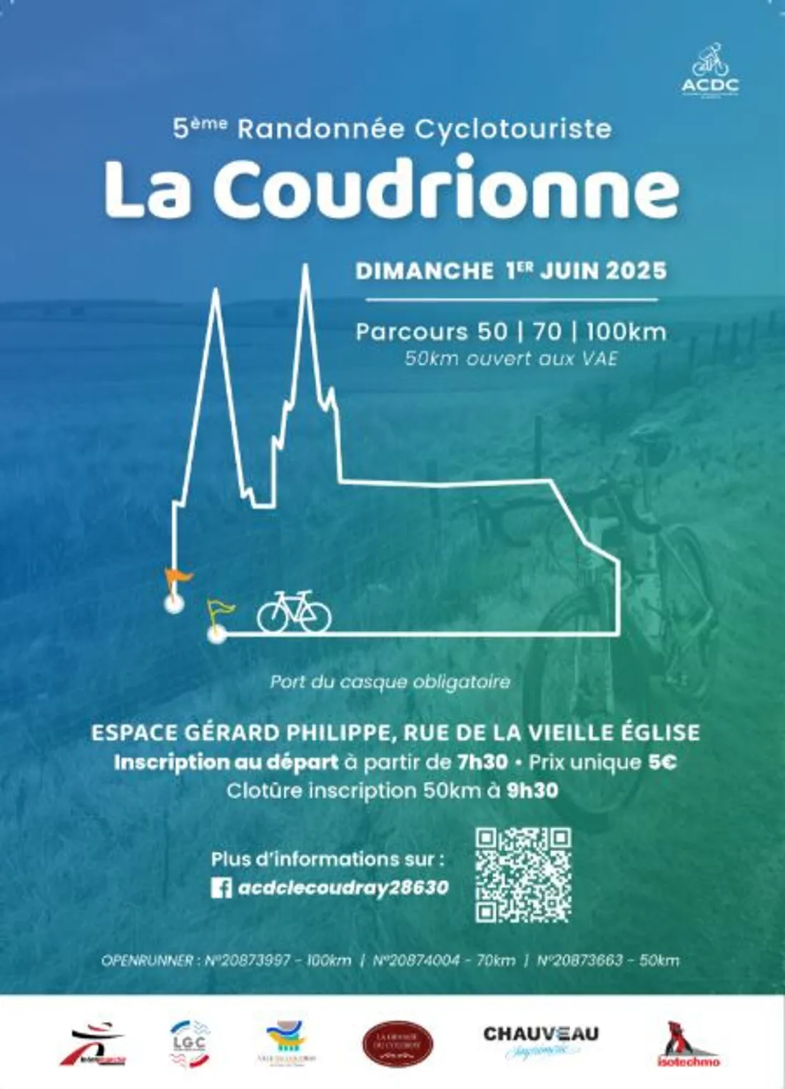 LE COUDRAY - Randonnée cyclotouriste : La Coudrionne