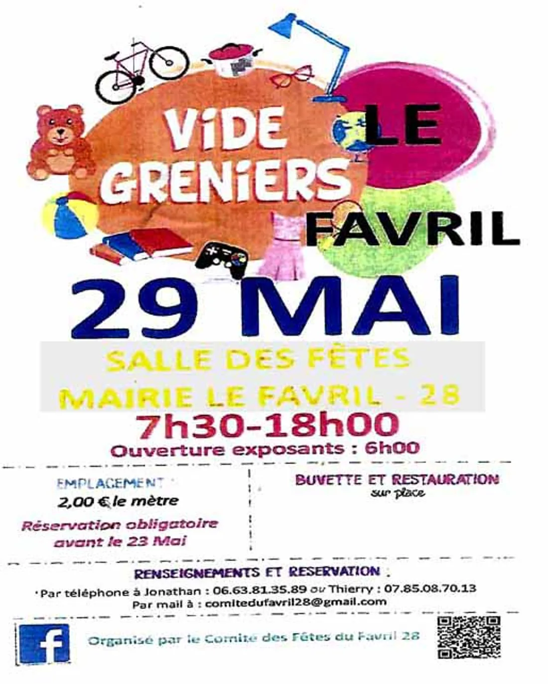 LE FAVRIL - Vide-greniers du comité des fêtes
