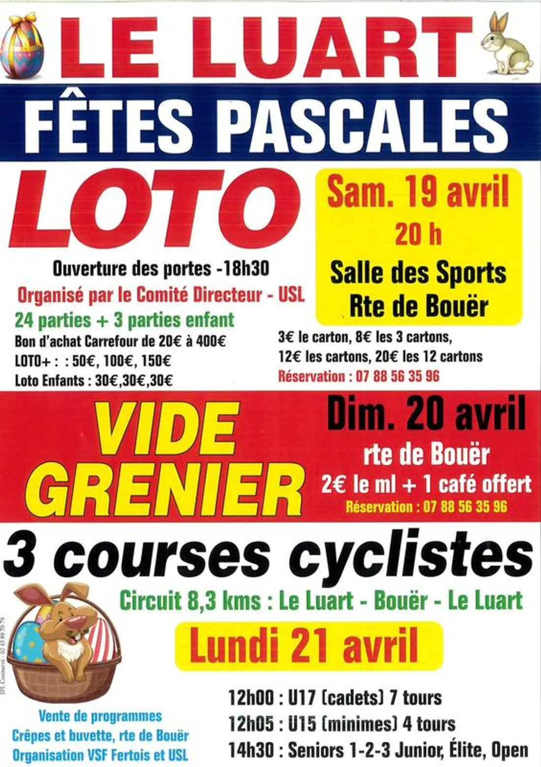 LE LUART (72) - Loto de l'USL