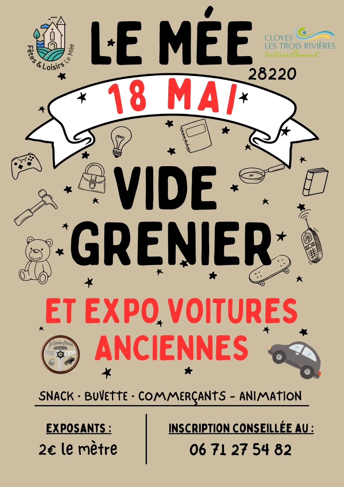 LE MÉE - Vide-greniers de Fêtes & Loisirs