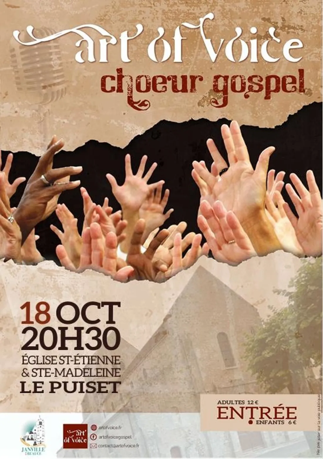 LE PUISET - Concert Art of Voice, chœur gospel