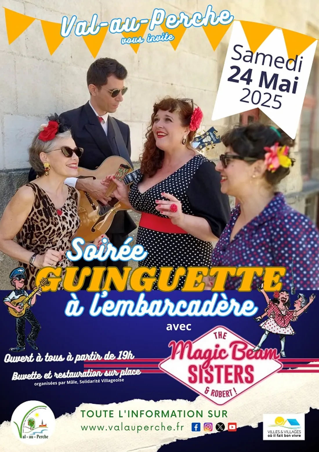 LE THEIL-SUR-HUISNE (61) - Soirée guinguette à l'embarcadère