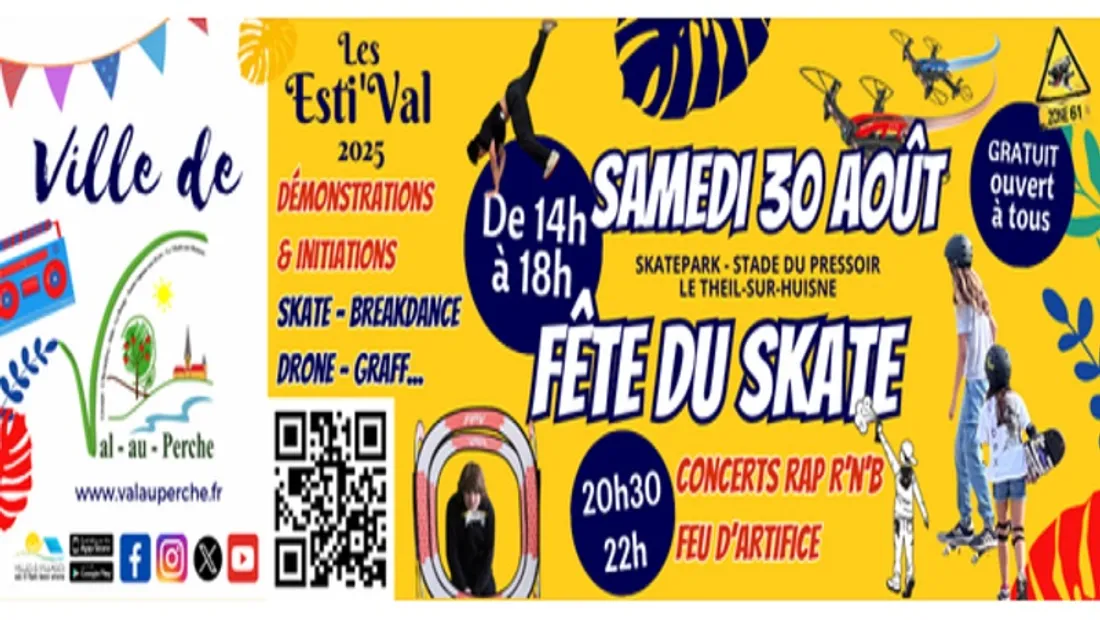LE THEIL-SUR-HUISNE (61) - Fête du skate