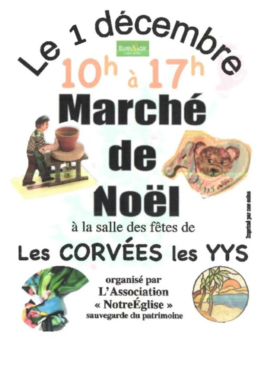 LES CORVÉES-LES-YYS - Marché de Noël