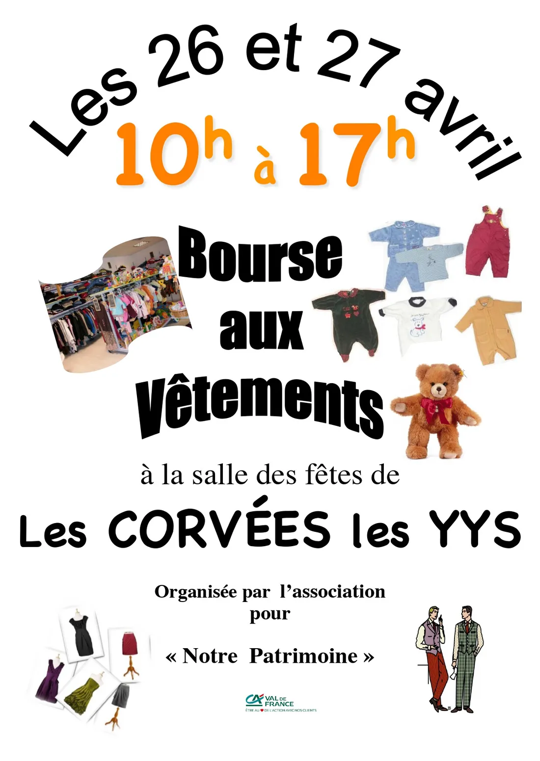 LES CORVÉES-LES-YYS - Bourse aux vêtements