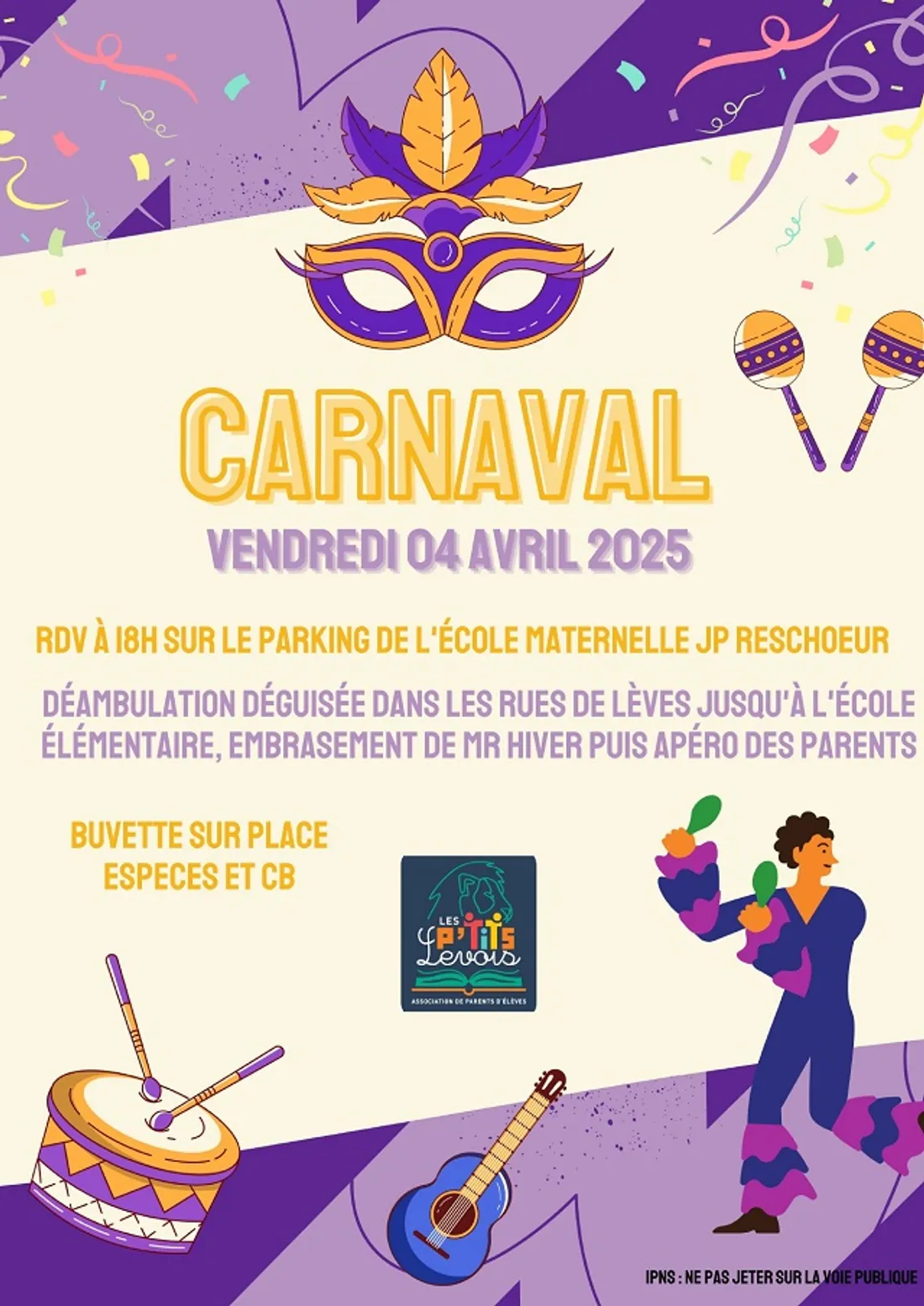 LÈVES - Carnaval des écoles