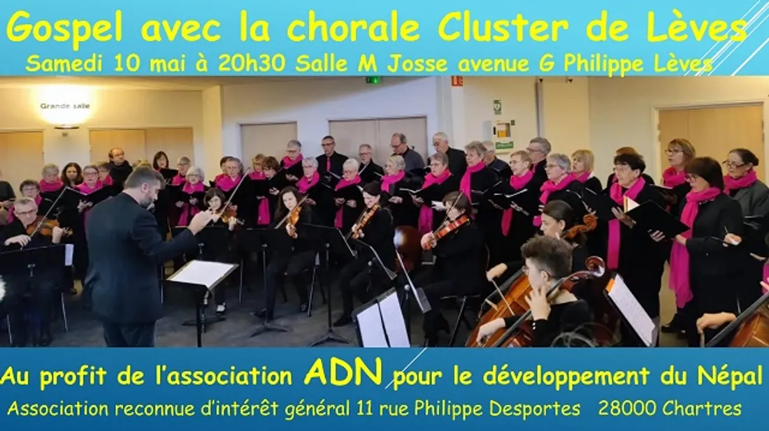 LÈVES - Gospel avec la chorale Cluster