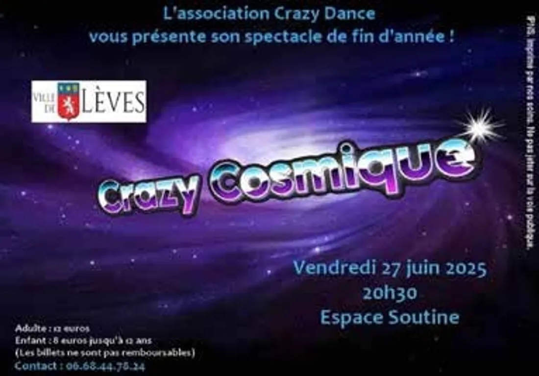 LÈVES - Gala de fin d'année du Crazy Dance