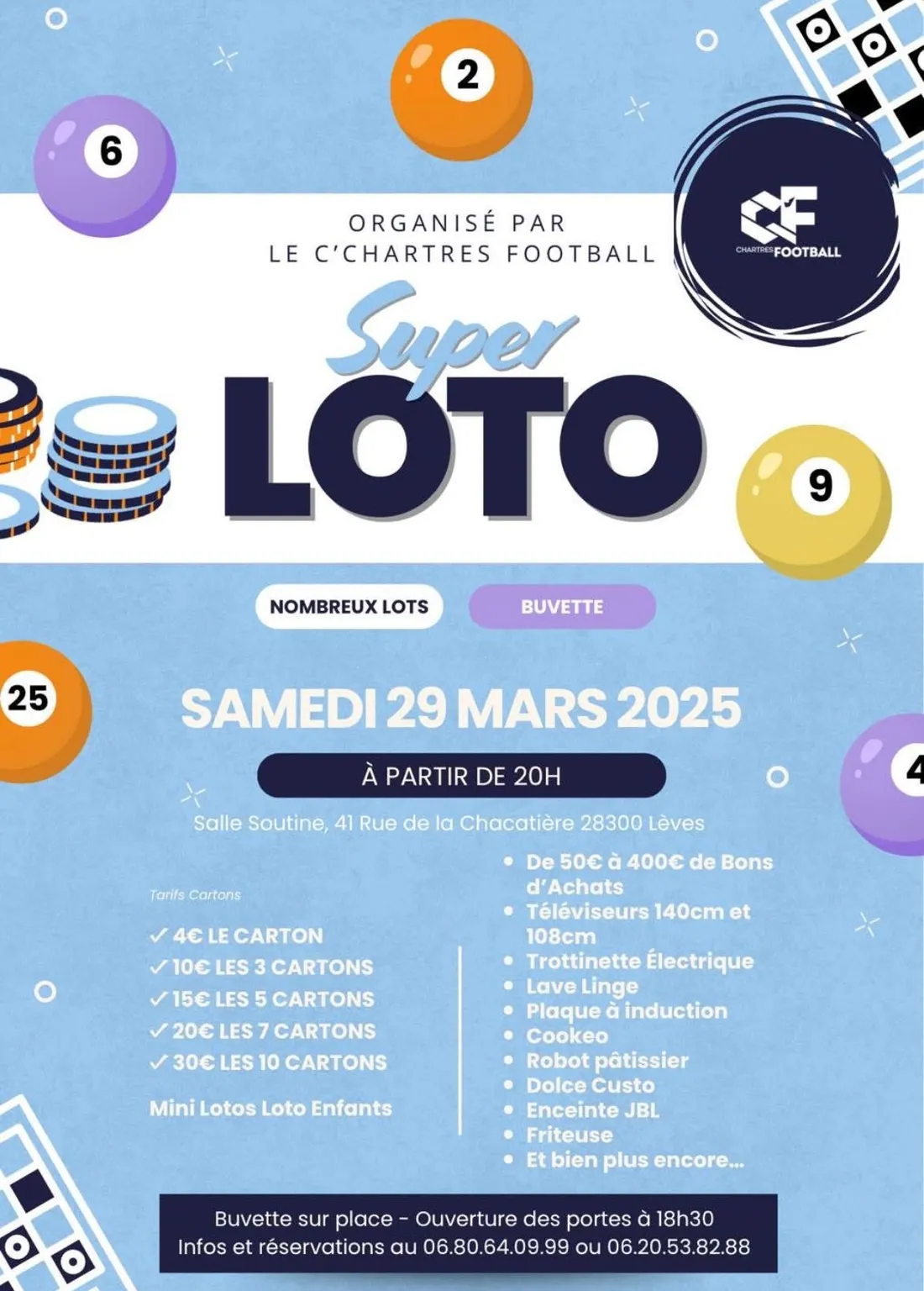 LÈVES - Loto du C'Chartres Football