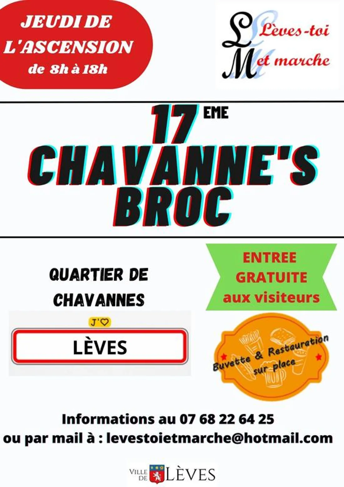 LÈVES - 17e Chavanne's broc