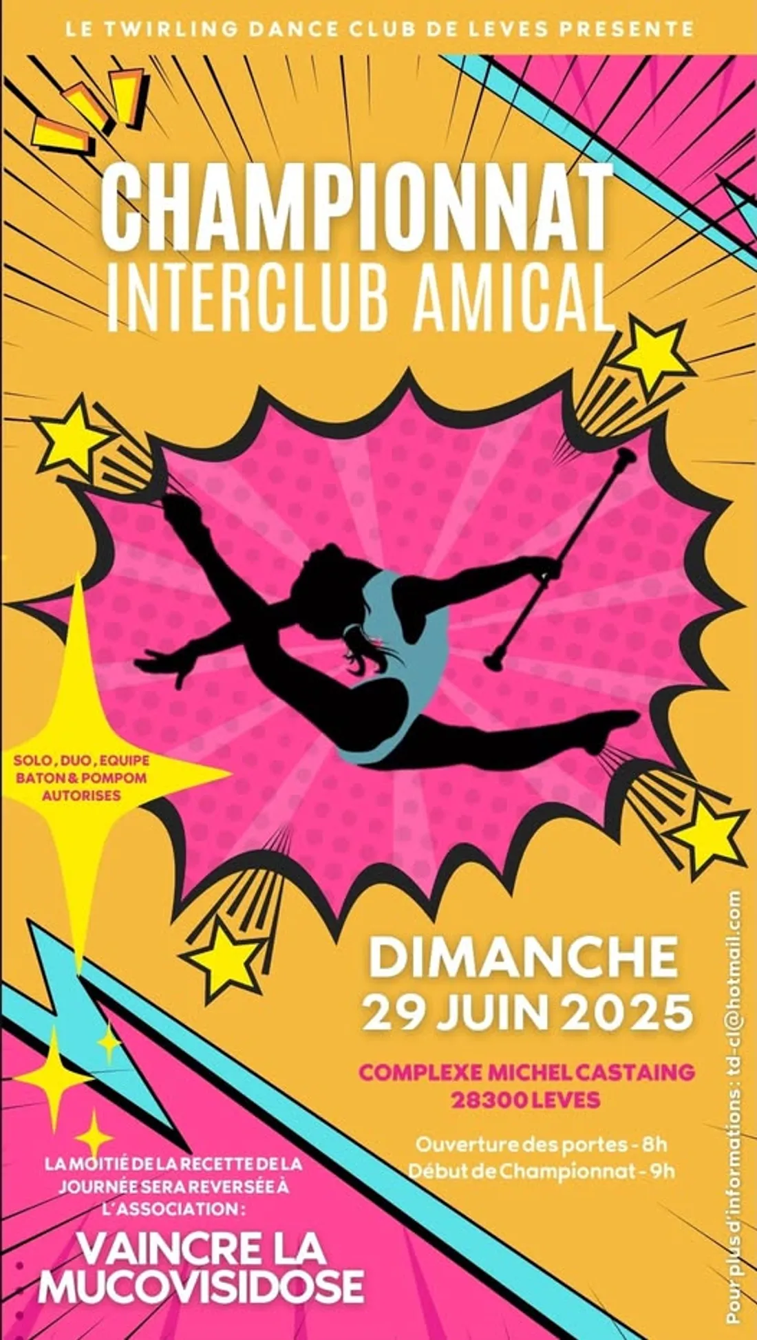 LÈVES - 2éme Championnat Interclub de Twirling