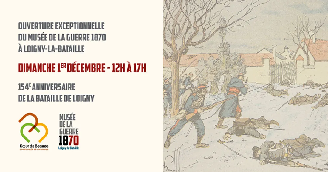 LOIGNY-LA-BATAILLE - 154e anniversaire de la bataille de Loigny : Ouverture exceptionnelle du musée