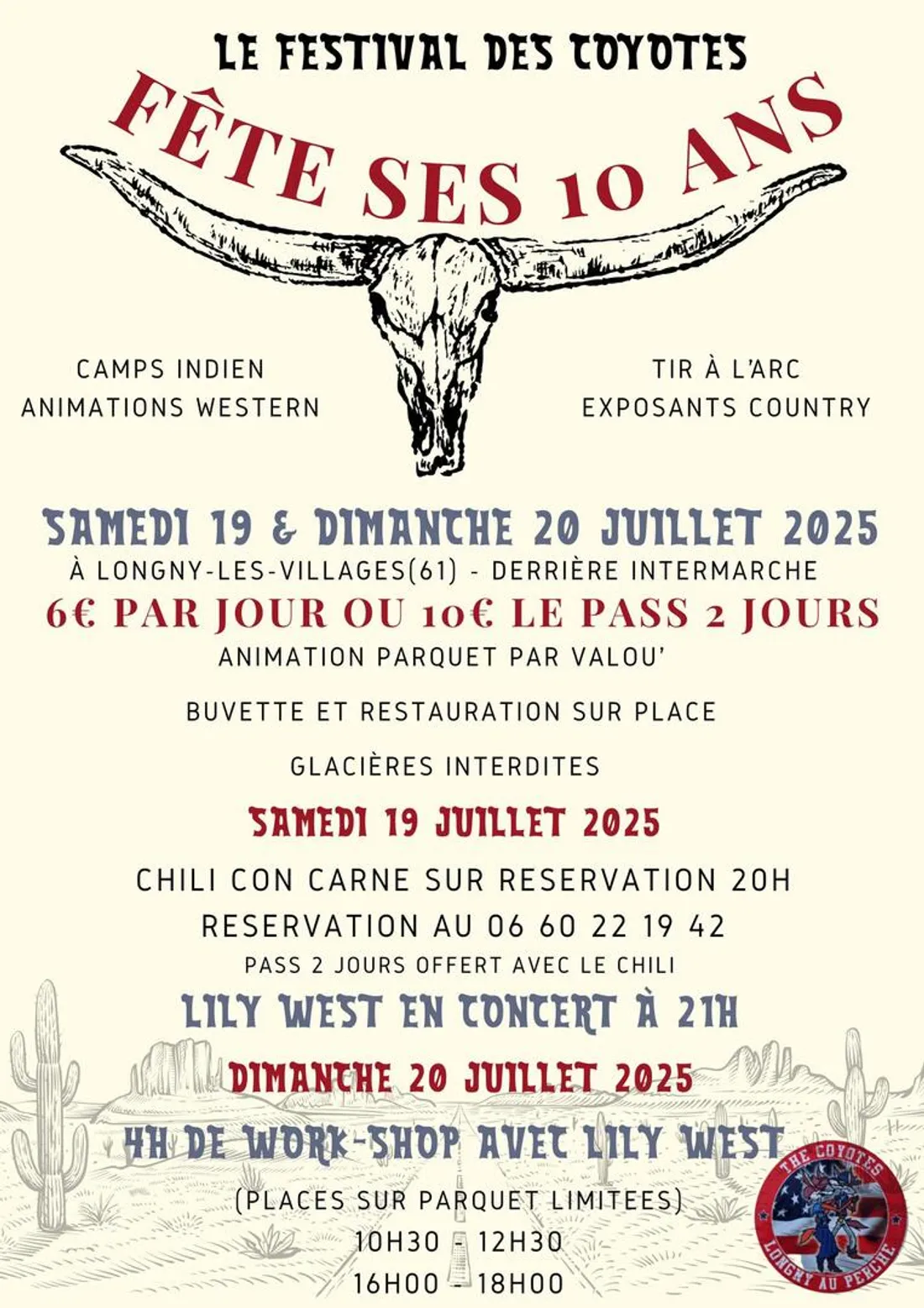 LONGNY-AU-PERCHE (61) - Festival des Coyottes