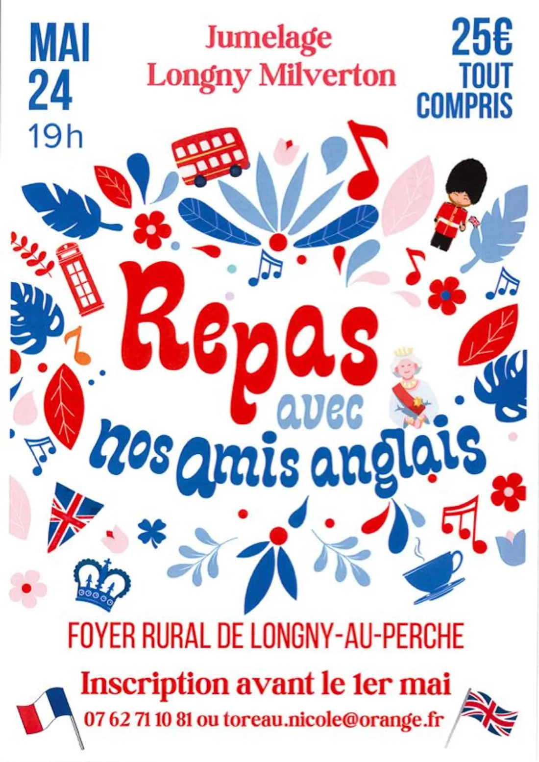 LONGNY-AU-PERCHE (61) - Repas du Comité de Jumelage