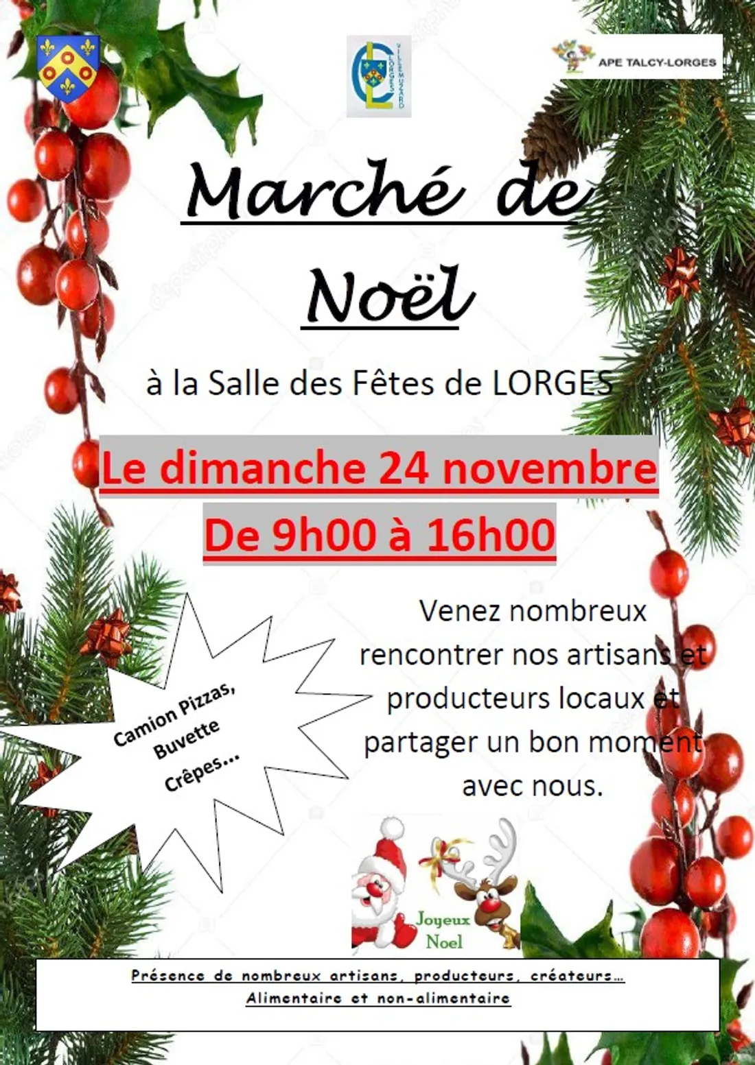 LORGES (41) - Marché de Noël